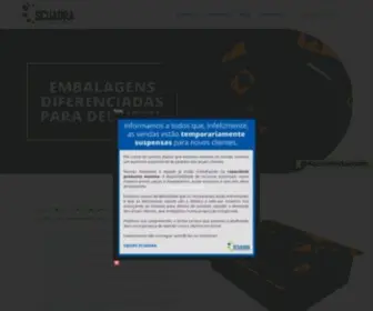 Scuadra.com.br(Embalagens diferenciadas e personalizadas) Screenshot