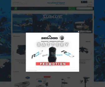 Scuba-Dream.com(Scubadream, sub equipment) Screenshot