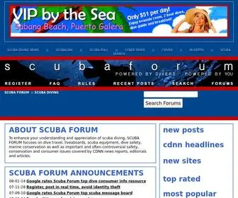 Scuba-Forum.com(SCUBA FORUM) Screenshot