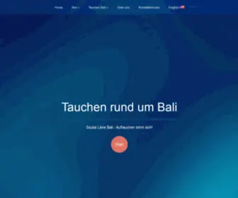 Scuba-Libre-Bali.com(Tauchen Bali) Screenshot