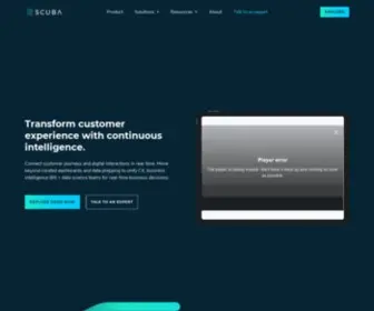 Scuba.io(Self Service Continuous Intelligence for data) Screenshot