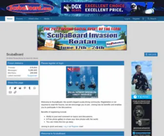 Scubaboard.com(The World's Largest Scuba Diving Community) Screenshot