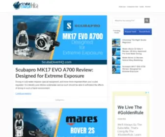 Scubadiverhq.com(Helping Ordinary People To Become Better Divevers) Screenshot