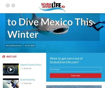 Scubadiverlife.com(Scuba Diver Life) Screenshot