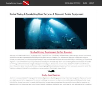 Scubadivingdreams.com(Scuba Diving & Snorkeling Gear Reviews & Discount Scuba Equipment) Screenshot