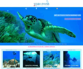 Scubadivinginplayadelcarmen.com(バイアグラ) Screenshot