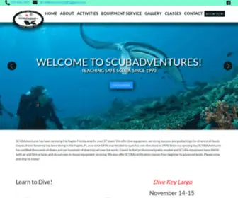 Scubadventureslc.com(Scuba Adventures) Screenshot