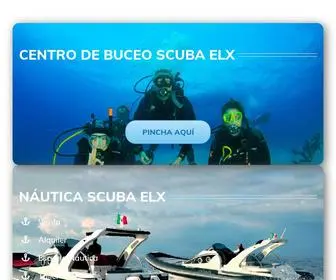 Scubaelx.com(Formación) Screenshot