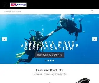 Scubagearonline.com(Scuba Gear Online) Screenshot