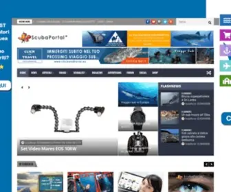 Scubaportal.it(Il portale subacqueo Italiano) Screenshot
