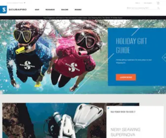 Scubapro.com(Scuba diving & snorkeling gear) Screenshot