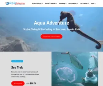 Scubapuertorico.net(Aqua Adventure) Screenshot