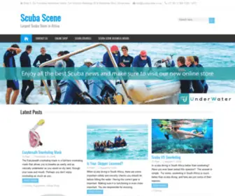 Scubascene.co.za(Scuba Scene) Screenshot