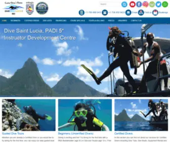 Scubastevesdiving.com(Diving St Lucia & Snorkel St) Screenshot
