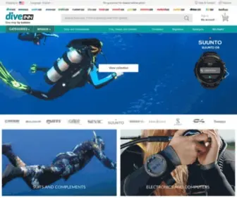 Scubastore.com(Online duiken winkel) Screenshot