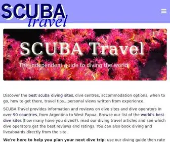 Scubatravel.co.uk(SCUBA Travel Diving Guide 2022) Screenshot
