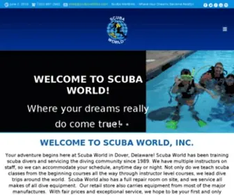 ScubaWorldinc.com(Scuba World) Screenshot