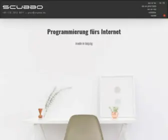 Scubbo.de(Customized web solutions) Screenshot