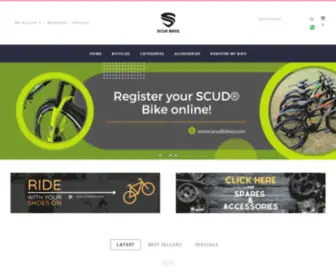 Scudbikes.com(Buy Bicycles Online) Screenshot