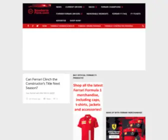 Scuderiafans.com(Scuderia Ferrari Fans) Screenshot