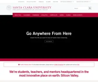 Scu.edu(Santa Clara University) Screenshot
