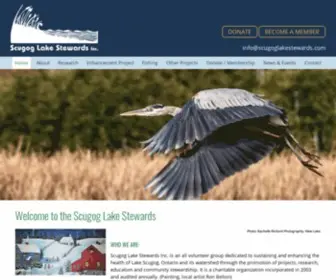 Scugoglakestewards.com(Scugog Lake Stewards) Screenshot