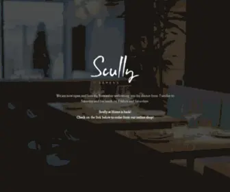 Scullyrestaurant.com(Scully St James's) Screenshot