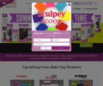 Sculpey.com(Sculpey Clay) Screenshot