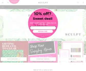 Sculptcosmetics.com(Shop Amazing Cosmetics & VTCT Academy) Screenshot