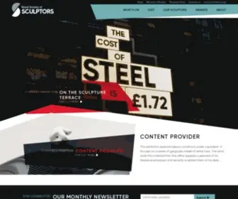 Sculptors.org.uk(We support and connect sculptors throughout their careers and lead the conversation about sculpture today through exhibitions and events for all) Screenshot