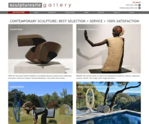 Sculpturesite.com(Contemporary Sculpture Gallery) Screenshot