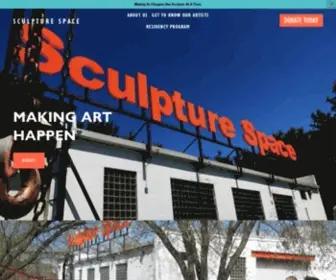 Sculpturespace.org(SCULPTURE SPACE) Screenshot