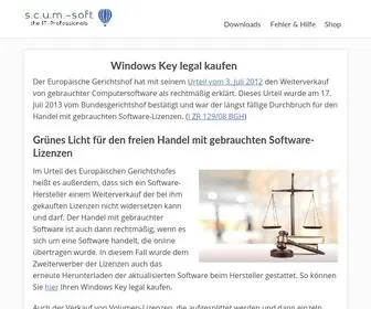 Scum-Soft.net(Windows Key legal kaufen) Screenshot