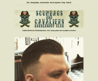 Scumbagsandcavaliers.com(Traditional Old School Cuts & Straight Razor Shaves... Punks) Screenshot