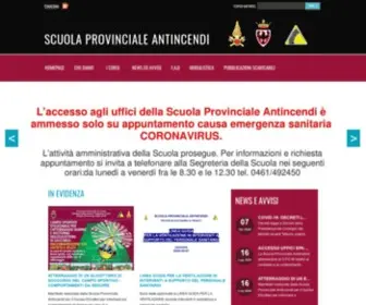 Scuolaantincendi.tn.it(Scuola Provinciale Antincendi) Screenshot