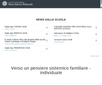 Scuolamaraselvini.it(Scuola Mara Selvini) Screenshot