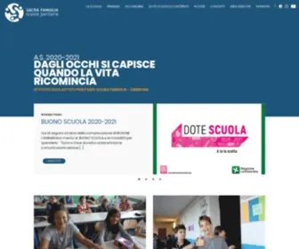 Scuolasacrafamigliacr.com(Istituto scolastico paritario Sacra Famiglia) Screenshot