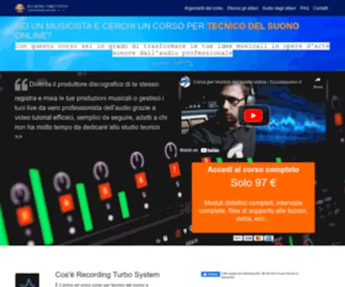 Scuolasuono.it(RTS Recording System Turbo) Screenshot