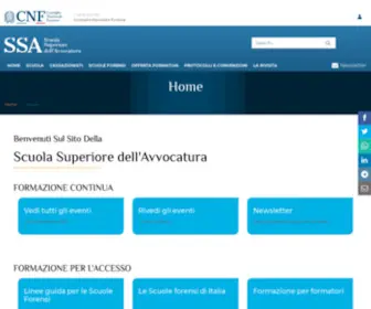 Scuolasuperioreavvocatura.it(Scuola Superiore dell'Avvocatura) Screenshot