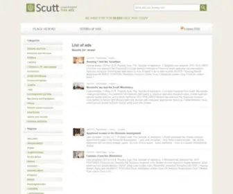 Scutt.eu(Free Classifieds) Screenshot
