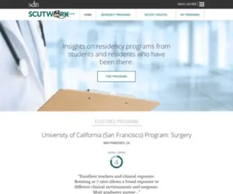 Scutwork.com(Scutwork from Student Doctor Network) Screenshot