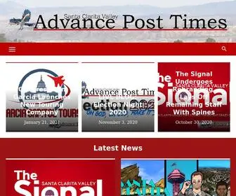 Scvapt.com(Santa Clarita Valley Advance Post Times) Screenshot