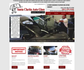 Scvautoglass.com(Santa Clarita Auto Glass) Screenshot