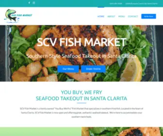 SCvfishmarket.net(SCV Fish Market) Screenshot