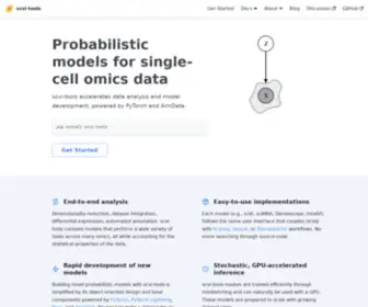 Scvi-Tools.org(Probabilistic models for single) Screenshot