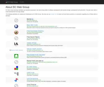 Scwebgroup.com(SC Web Group) Screenshot