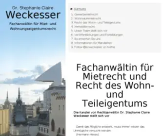 Scweckesser.net(Rechtsanwaltskanzlei Miet) Screenshot