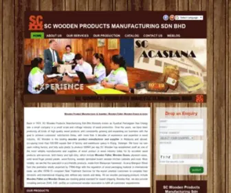 Scwooden.com(SC Wooden Products Manufacturing Sdn Bhd) Screenshot