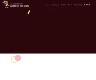 SCwritingschool.com(Saj Chowdhury Writing School) Screenshot