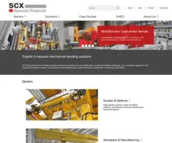 SCX.co.uk(Engineering innovation) Screenshot